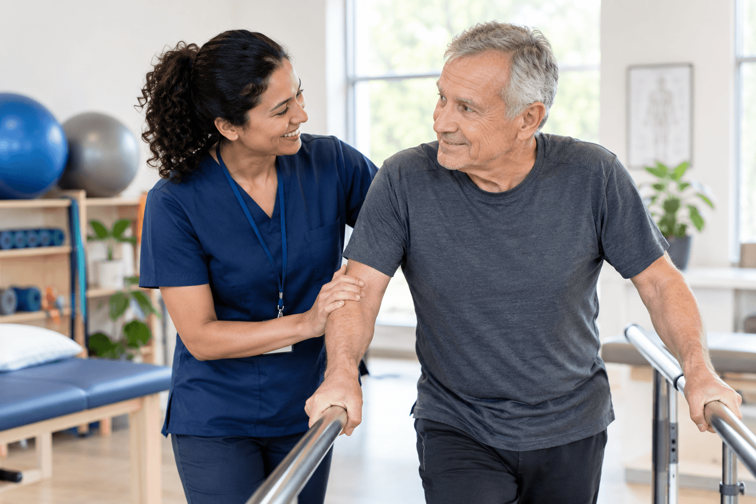Physiotherapie-Behandlungsraum